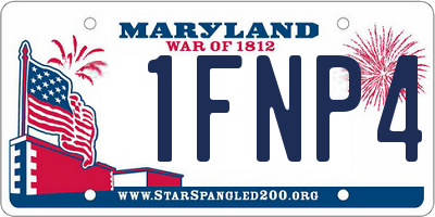 MD license plate 1FNP47