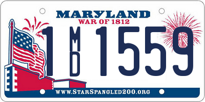 MD license plate 1MD1559