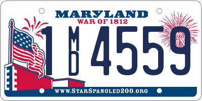 MD license plate 1MD4559