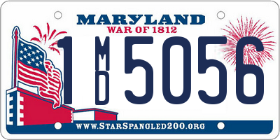 MD license plate 1MD5056