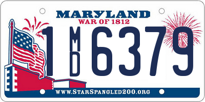 MD license plate 1MD6379