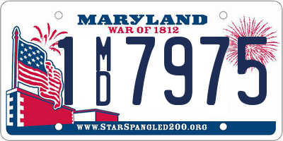 MD license plate 1MD7975