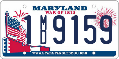 MD license plate 1MD9159