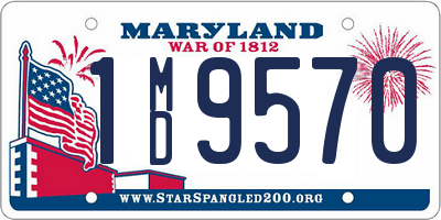 MD license plate 1MD9570