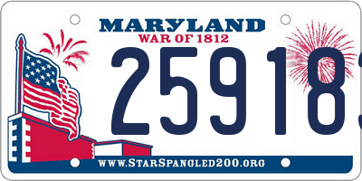 MD license plate 259183