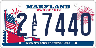 MD license plate 2AE7440