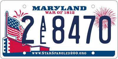 MD license plate 2AE8470