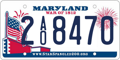 MD license plate 2AO8470