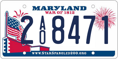 MD license plate 2AO8471