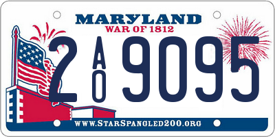 MD license plate 2AO9095