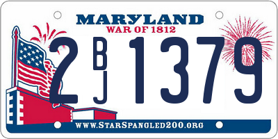 MD license plate 2BJ1379
