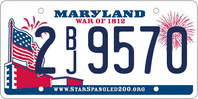 MD license plate 2BJ9570