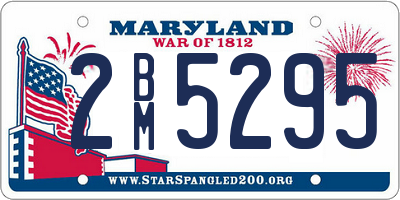 MD license plate 2BM5295