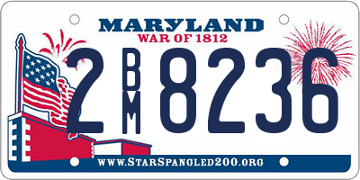 MD license plate 2BM8236