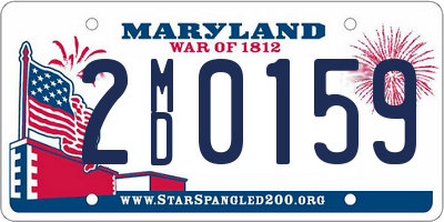 MD license plate 2MD0159