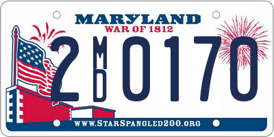 MD license plate 2MD0170