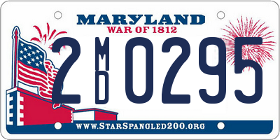 MD license plate 2MD0295