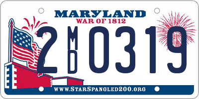 MD license plate 2MD0319