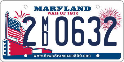 MD license plate 2MD0632