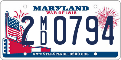 MD license plate 2MD0794