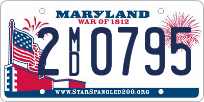 MD license plate 2MD0795