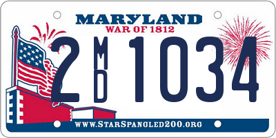 MD license plate 2MD1034