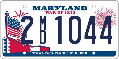 MD license plate 2MD1044