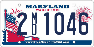 MD license plate 2MD1046