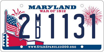 MD license plate 2MD1131