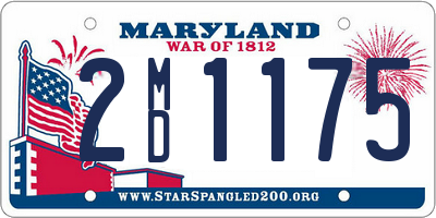 MD license plate 2MD1175