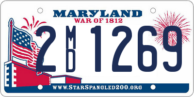 MD license plate 2MD1269