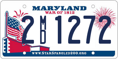 MD license plate 2MD1272