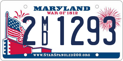 MD license plate 2MD1293