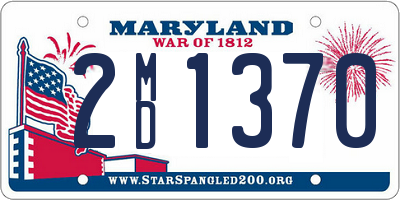 MD license plate 2MD1370