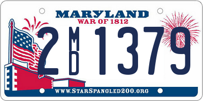 MD license plate 2MD1379