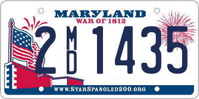 MD license plate 2MD1435