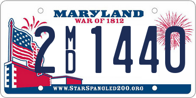 MD license plate 2MD1440