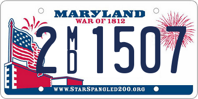 MD license plate 2MD1507