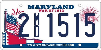 MD license plate 2MD1515