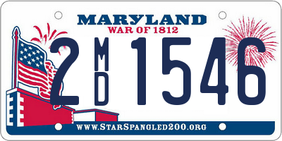 MD license plate 2MD1546