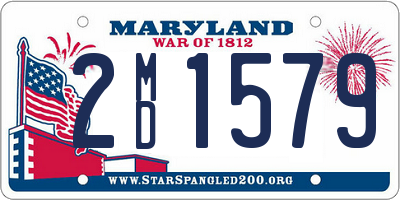 MD license plate 2MD1579