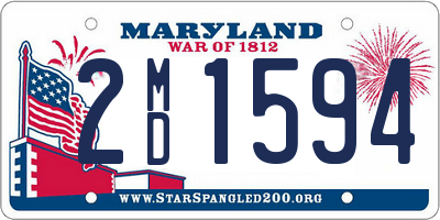MD license plate 2MD1594