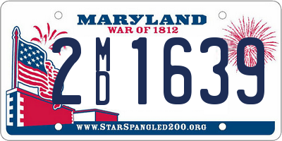 MD license plate 2MD1639