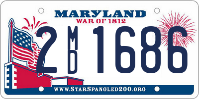 MD license plate 2MD1686