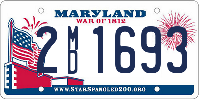 MD license plate 2MD1693