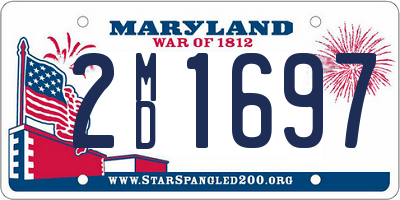 MD license plate 2MD1697