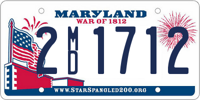MD license plate 2MD1712