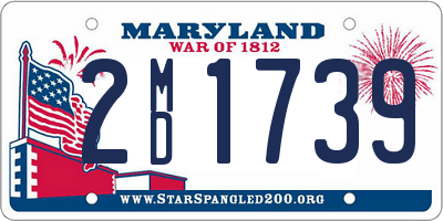 MD license plate 2MD1739