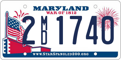 MD license plate 2MD1740