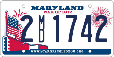 MD license plate 2MD1742